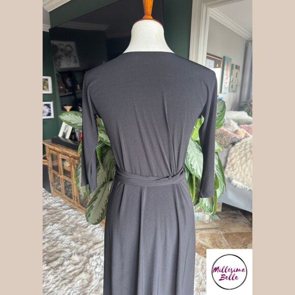 Sasha Drake Black Wrap Dress - Picture 6 of 7